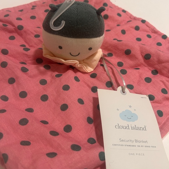New With Tags Cloud Island Security Blanket Lovey Blankie Lady Bug - Picture 6 of 13